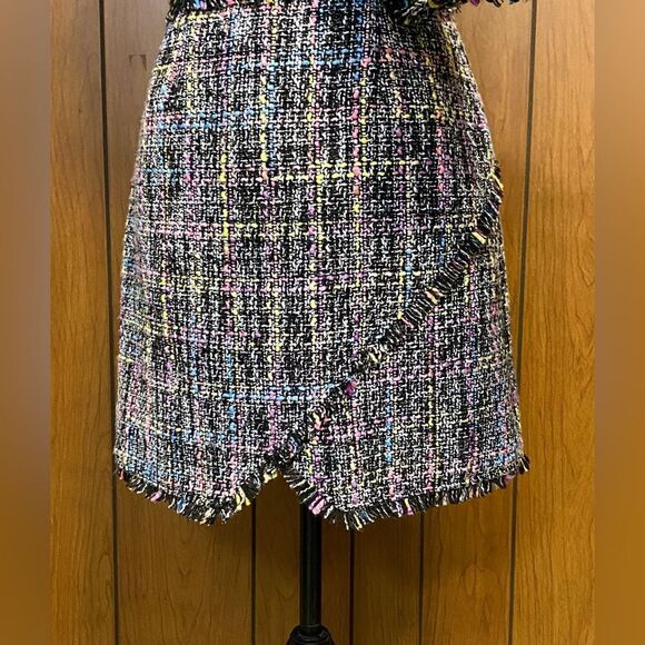 Cinq à Sept Rochelle Belted Tweed Minidress size 4 - Picture 12 of 14